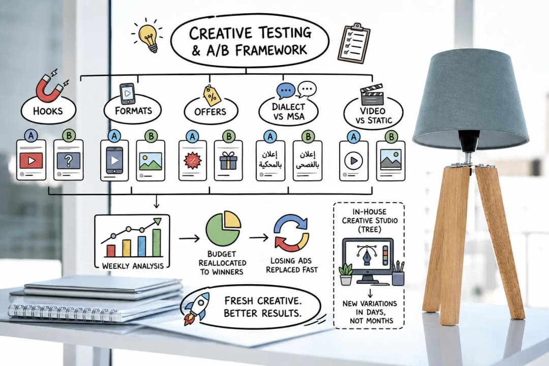Creative Testing & A/B Framework