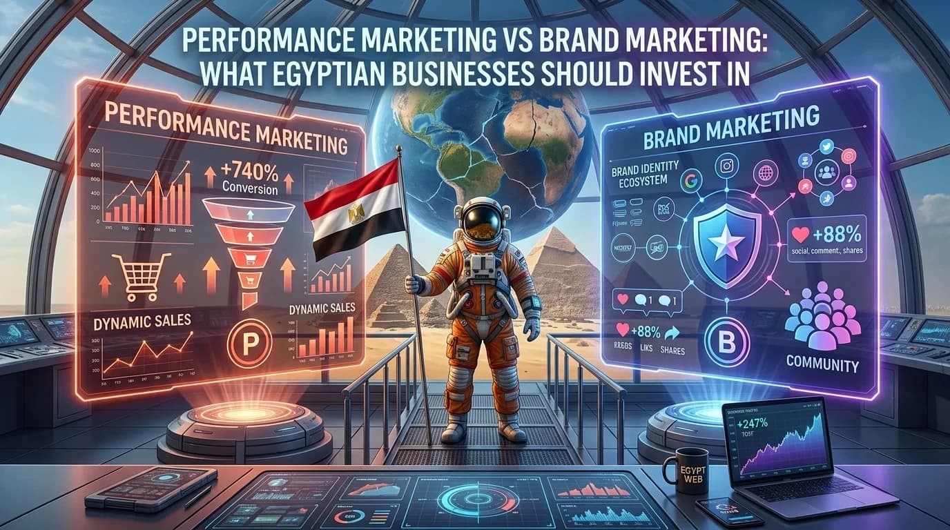 Performance Marketing vs Brand Marketing: What Egyptian Businesses Should Invest In