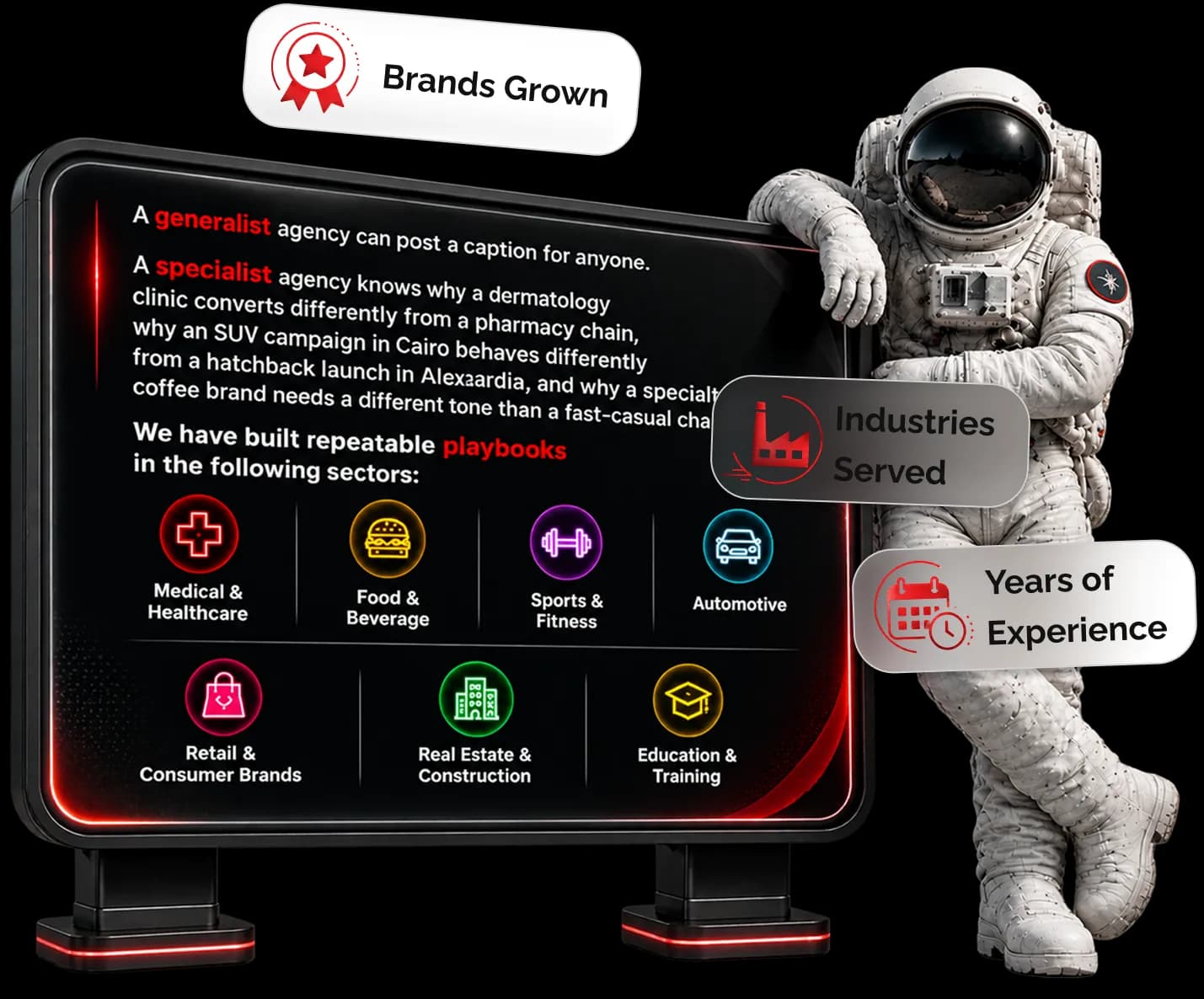 TREE Billboard and Astronaut Industries Overview
