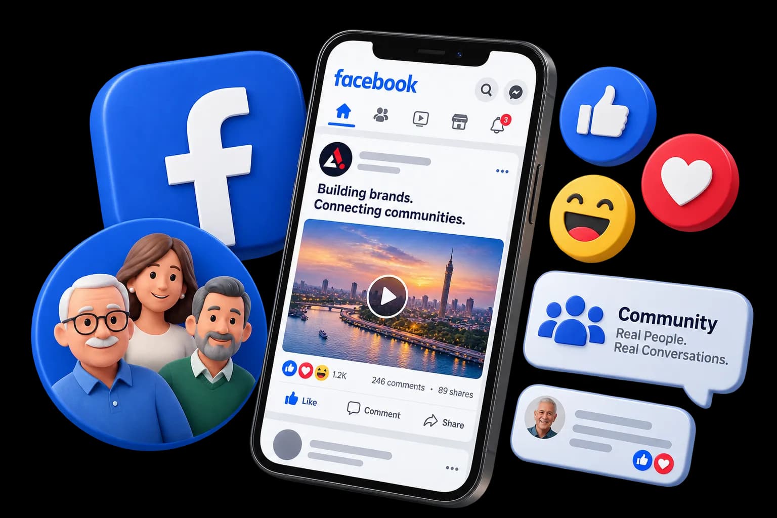 Facebook — Community and Older Audiences