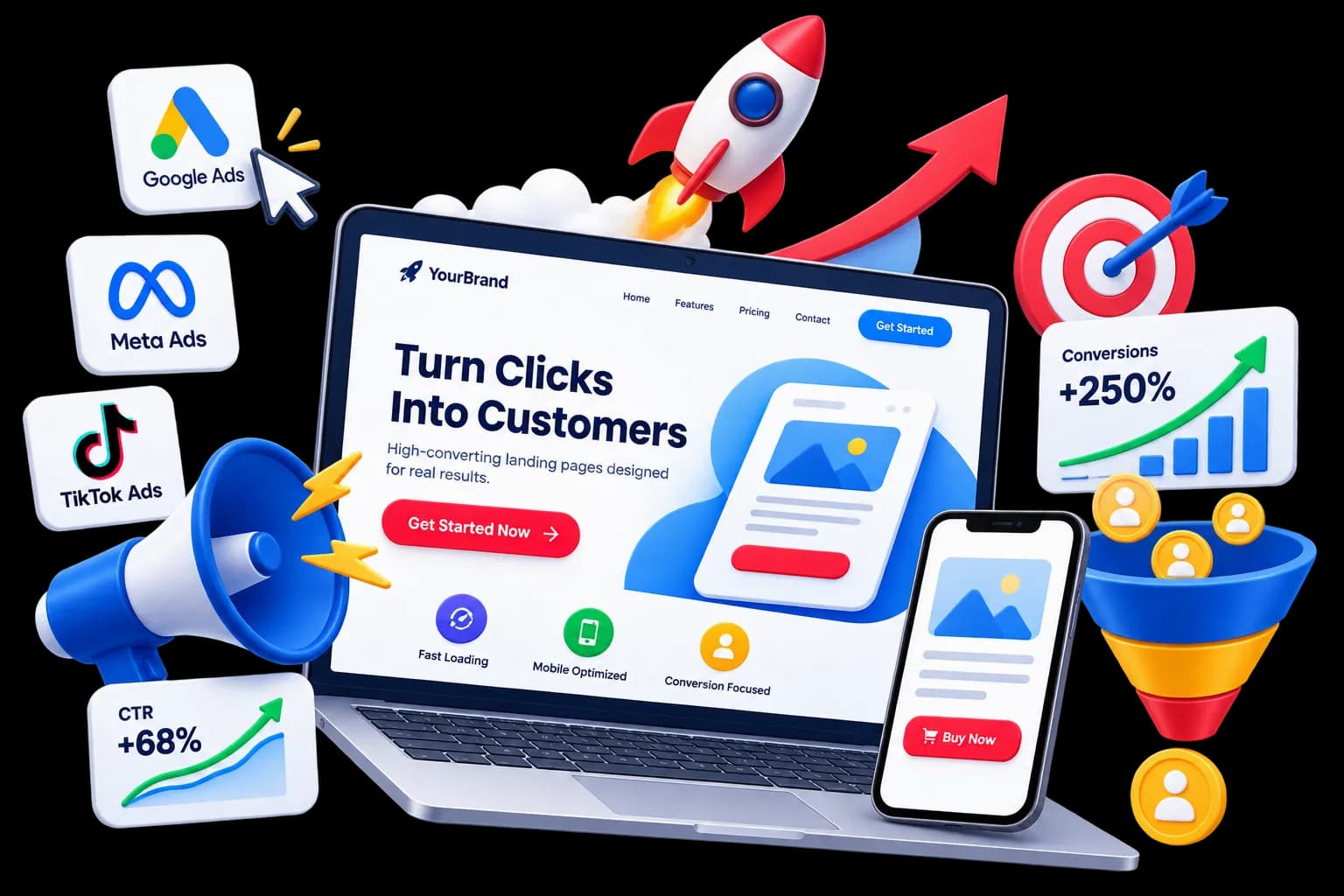 Landing Pages for Paid Campaigns