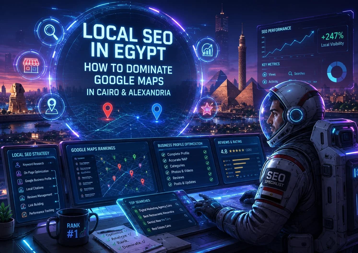 Local SEO in Egypt: How to Dominate Google Maps in Cairo & Alexandria